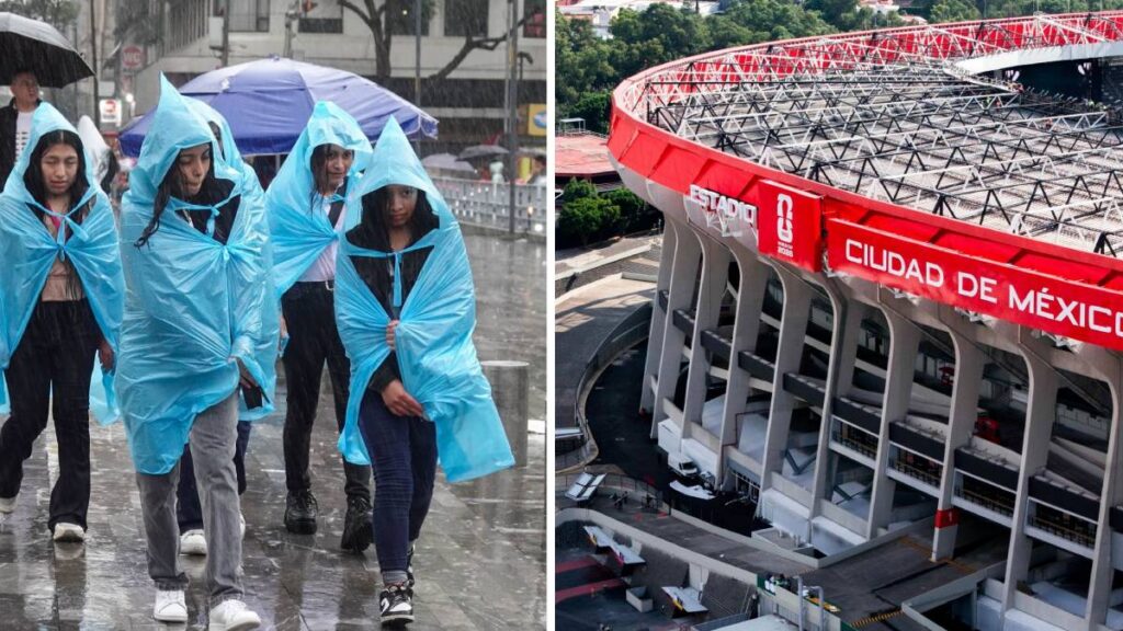 Meteorólogos recomiendan llevar impermeable a quienes asistirán a los partidos programados en la capital del país.