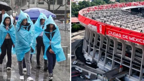 Lluvias seguirán en CDMX durante el arranque del Mundial; recomiendan llevar impermeable