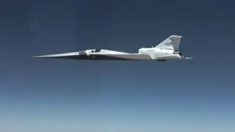 El avión X-59 de la NASA rompe por primera vez la velocidad del sonido; promete vuelos más silenciosos