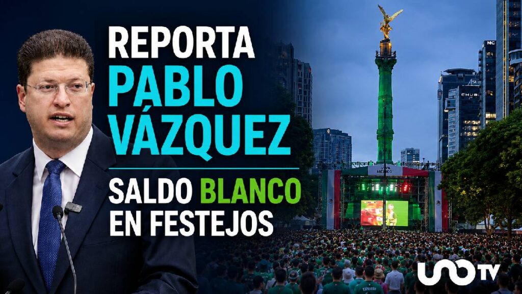 Pablo Vázquez, entrevista con Uno TV, sobre festejos del Tri