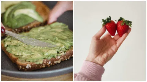 Toast de aguacate, jamón serrano y fresas: una mezcla dulce y salada que sí funciona 
