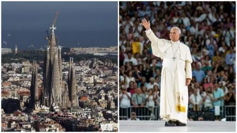 El Papa León XIV bendecirá la Sagrada Familia de Barcelona, la iglesia más alta del mundo