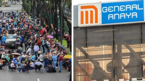 Portazo en el Metro: usuarios derriban puertas en estación General Anaya
