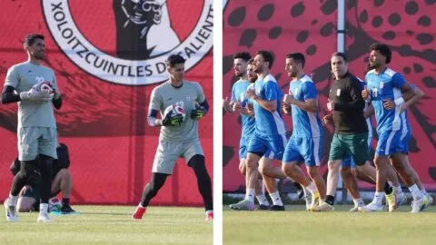 Selección de Irán entrena bajo estrictas medidas de seguridad en su segundo día en Tijuana