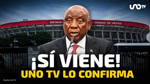 Uno TV confirma que el presidente de Sudáfrica asistirá al partido inaugural del Mundial 2026