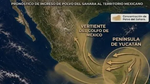 Polvo del Sahara llegará a México: estos estados resentirán sus efectos