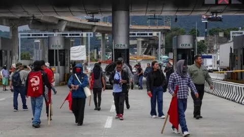 CNTE encabeza las movilizaciones en CDMX este 15 de junio