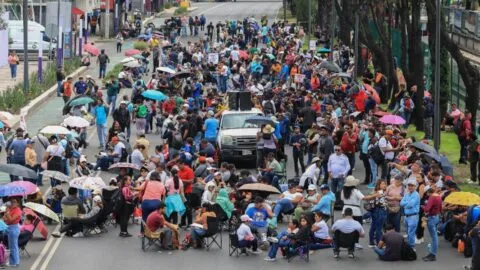 CNTE y múltiples colectivos encabezan las movilizaciones en CDMX este 18 de junio