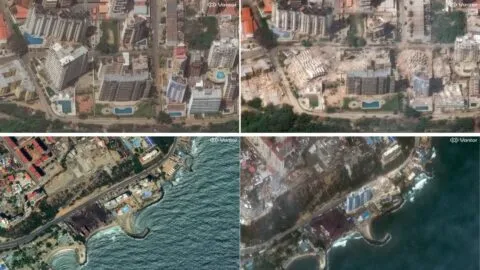 Imágenes muestran el antes y después de Venezuela tras el doble terremoto