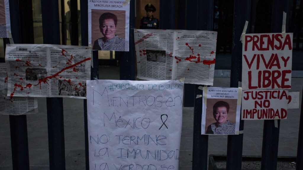 Protestas de periodistas marcaron el sexenio de Peña Nieto. Foto: Cuartoscuro