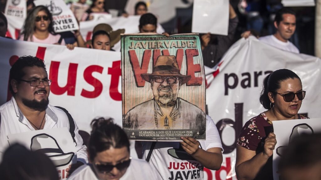 Protestan po impunidad en caso de periodista en era de AMLO. Foto: Cuartoscuro