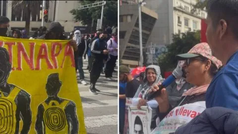 Padres de los 43 de Ayotzinapa acusan que autoridades les “sembraron” explosivos; alistan protestas
