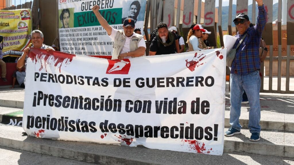 Protesta por violencia contra periodistas en gobierno de Sheinbaum. Foto: Cuartoscuro