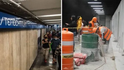 Obras del Metro CDMX dejan riesgos para usuarios y amplían cierre en Línea 2