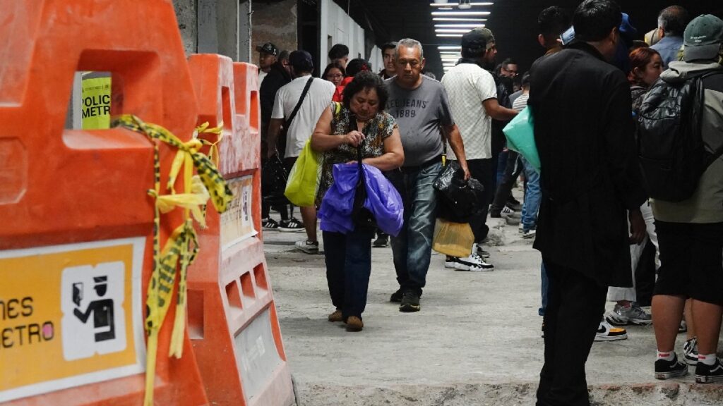 Obras del Metro Línea 2. Foto: Cuartoscuro