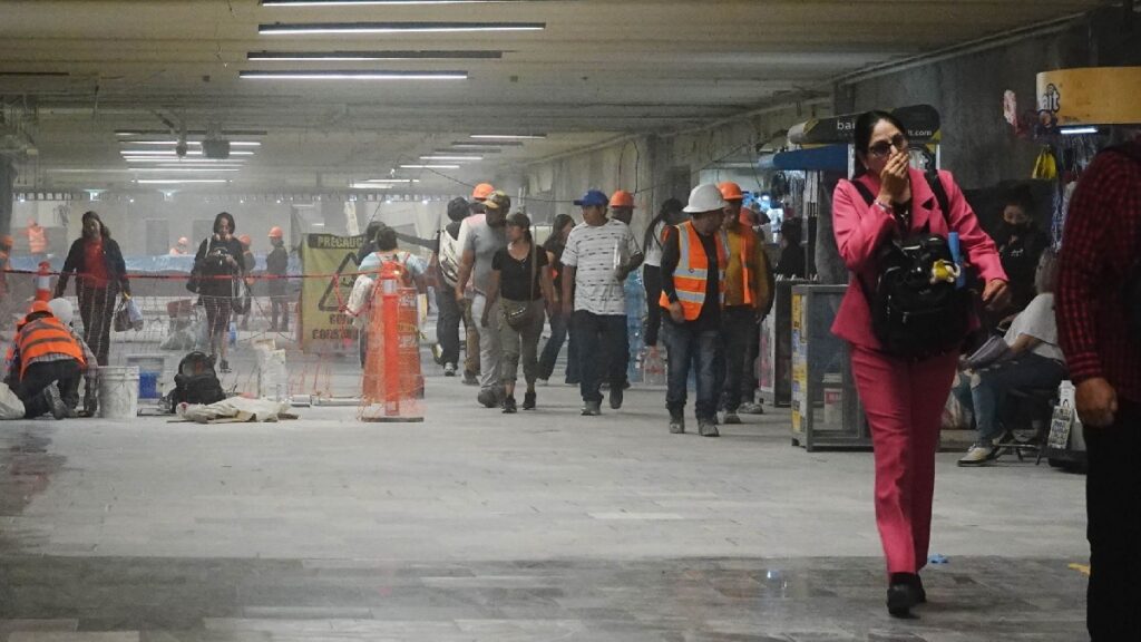 Obras del Metro Línea 2. Foto: Cuartoscuro