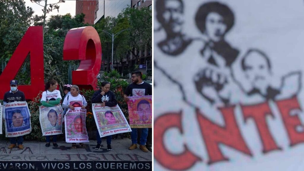 Ayotzinapa se incorpora a movilizaciones de la CNTE tras operativo. Foto: Cuartoscuro