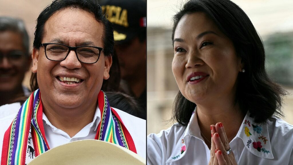Reñida elección en Perú: Fujimori toma la delantera. Foto: AFP