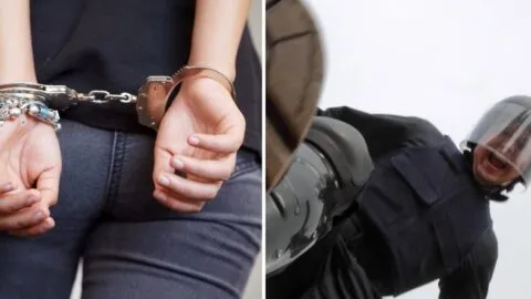 VIDEO: captan arresto de mujer que chocó en Cholula con sus hijos en presunto estado de ebriedad