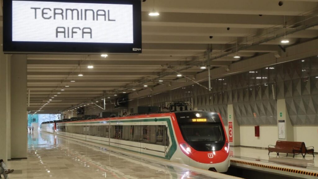 Tren Lechería-AIFA supera el millón de pasajeros. Foto: Uno TV