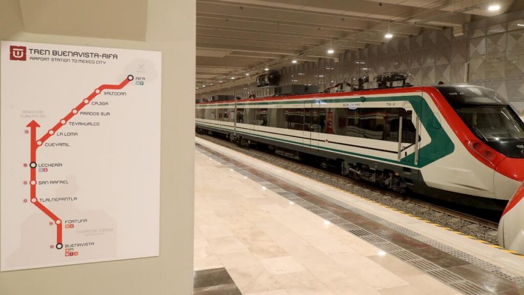 Tren Lechería-AIFA supera el millón de pasajeros. Foto: Uno TV