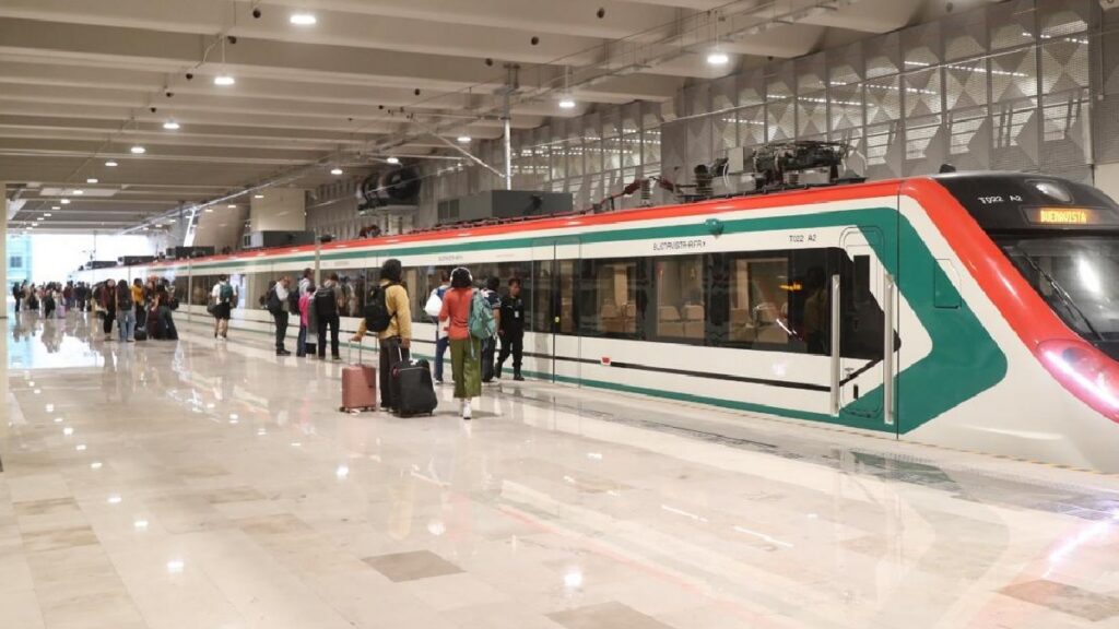 Tren Lechería-AIFA supera el millón de pasajeros. Foto: Uno TV