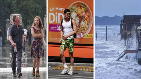 Protección Civil emite llamado nacional ante lluvias, altas temperaturas y mar de fondo