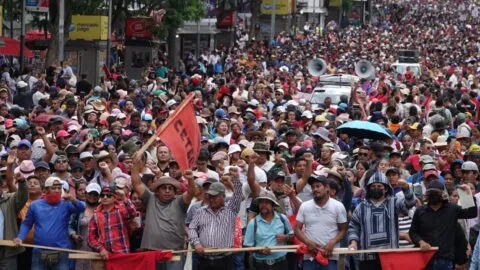 Magisterio guerrerense llama a reforzar el plantón nacional de la CNTE en CDMX