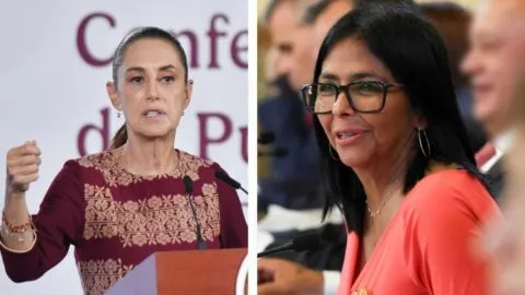 Sheinbaum habla con Delcy Rodríguez; expresa condolencias a Venezuela por terremotos y reafirma ayuda humanitaria