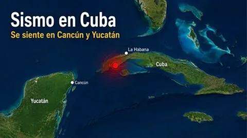 Fuerte sismo de 6.1 en Cuba se siente en Cancún y Yucatán