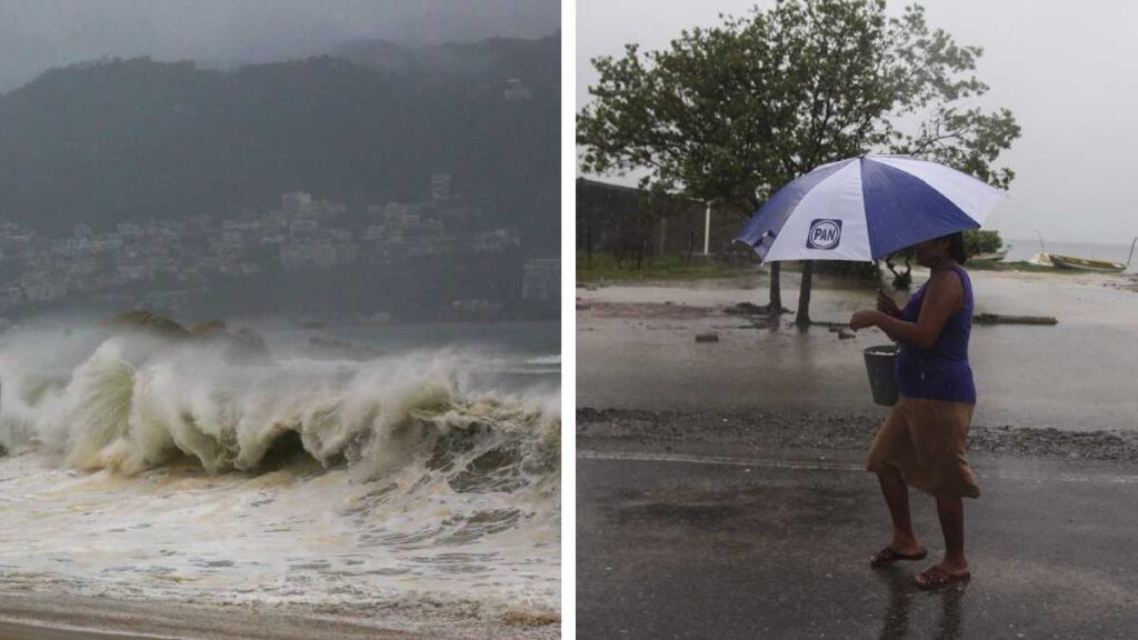 Tormenta tropical Boris ya causa estragos en México