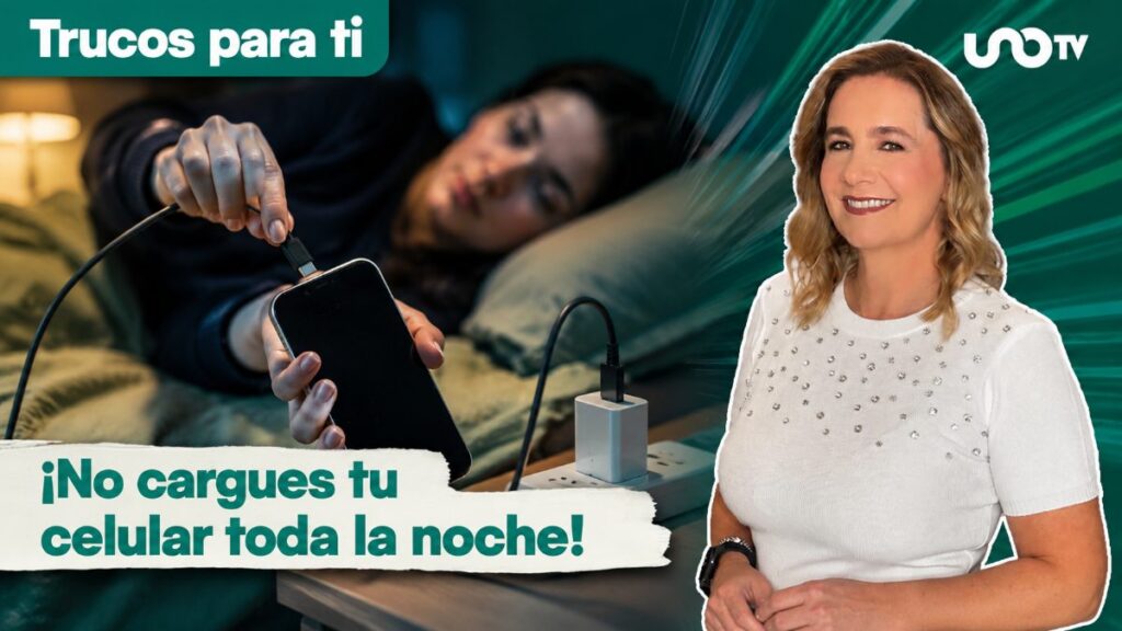 ¿Cargas tu celular toda la noche? Cuidado, sigue este truco de Maggie Hegyi