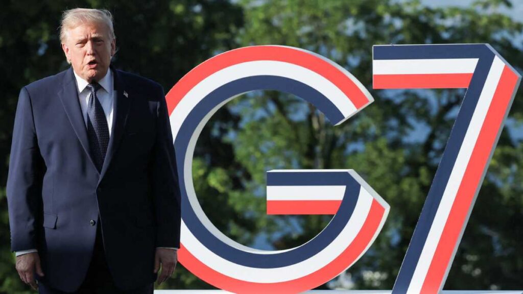 Trump presumió en el G7 acuerdo con Irán