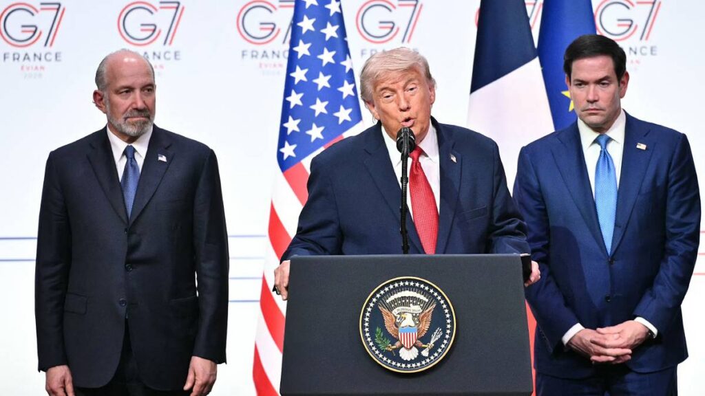 Desde la cumbre del G7, Donald Trump afirma que los cárteles gobiernan México y presionan a Claudia Sheinbaum