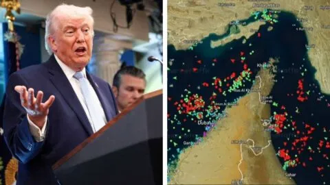 Trump afirma que Irán acepta inspecciones nucleares y mantiene abierto el estrecho de Ormuz