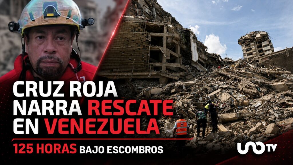 Hombre supera 125 horas bajo escombros; narran a UnoTV su rescate. Foto: AFP