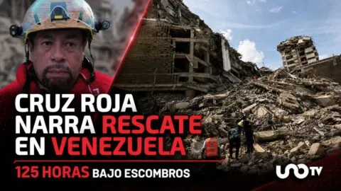 125 horas bajo escombros: Miembro de la Cruz Roja Mexicana narra a UnoTV rescate en tiempo real