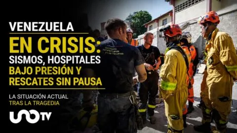 Periodista en Venezuela narra en exclusiva para UnoTV situación tras terremotos: hospitales bajo presión y rescates sin pausa
