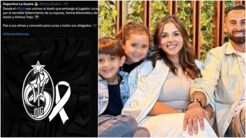 Confirman la muerte de la esposa e hijos del futbolista Lucas Trejo tras terremotos en Venezuela