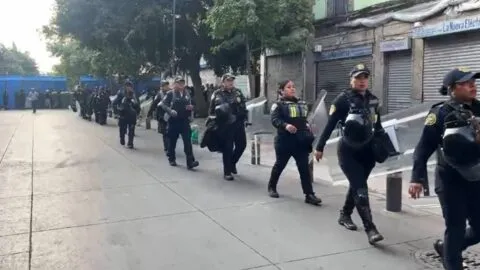 Zócalo bajo candado: CDMX, blindada por la CNTE