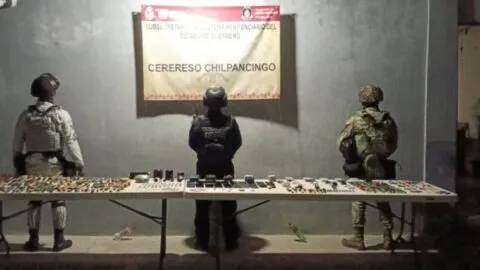 Hallan droga, celulares y artículos prohibidos en penal de Chilpancingo