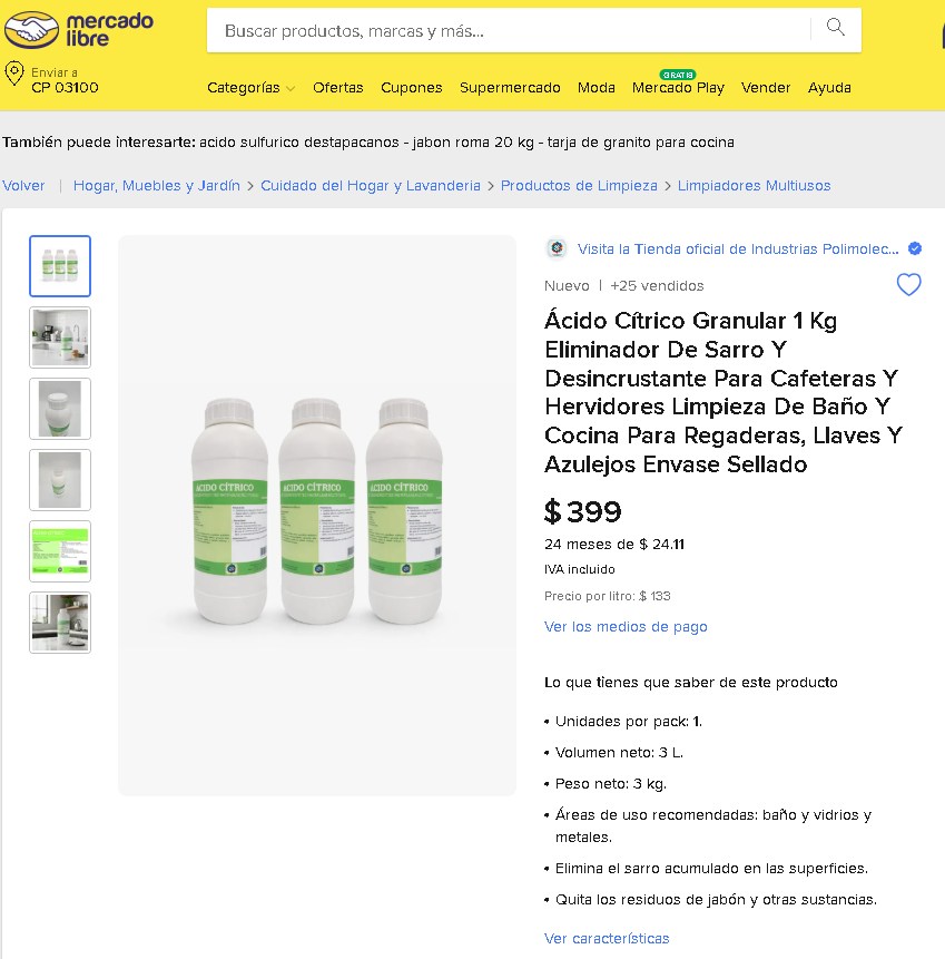 Acido Citrico