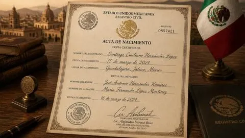 Mexicanos en Estados Unidos ya pueden tramitar actas y correcciones del Registro Civil con Llave MX