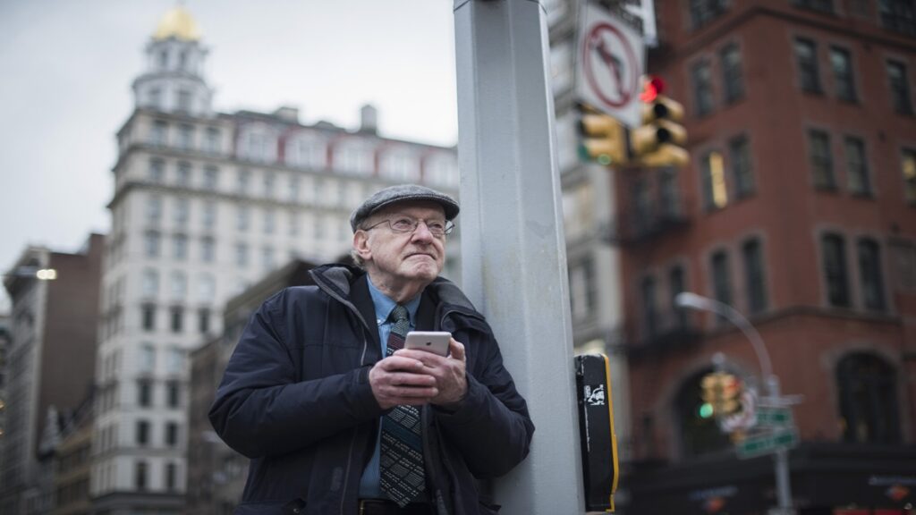 Adulto mayor en Nueva York