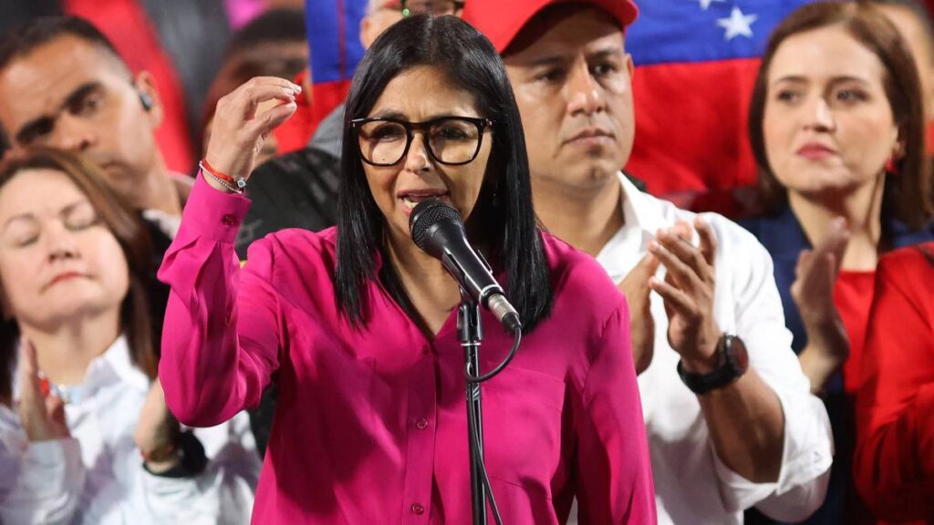 Delcy Rodríguez, presidenta interina de Venezuela.