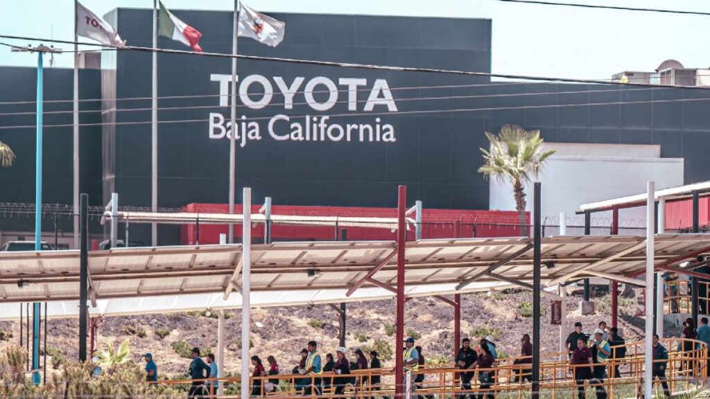 Trabajadores de Toyota en Tijuana