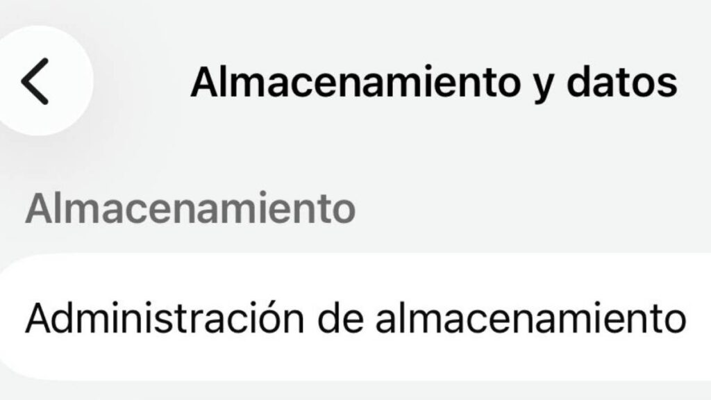 Almacenamiento