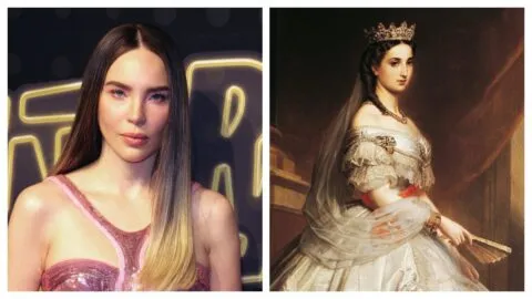 Revelan las primeras imágenes de Belinda como la emperatriz Carlota