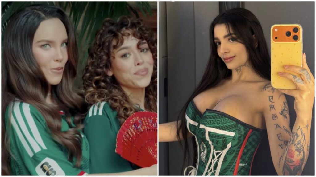 Karely Ruiz, Belinda, Danna y más famosos salen en apoyo al Tri para el México vs Inglaterra