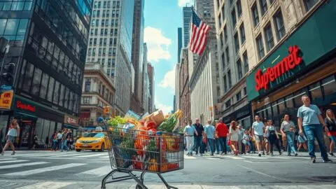 Qué pasa en Nueva York si te llevas un carrito del supermercado